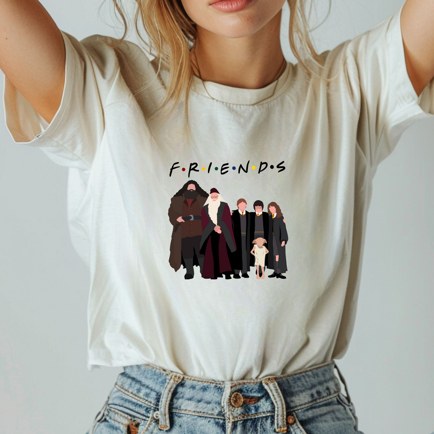 Friends - Blanc cassé (crop top)