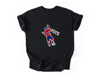 On niaise pas avec le puck - T-shirt