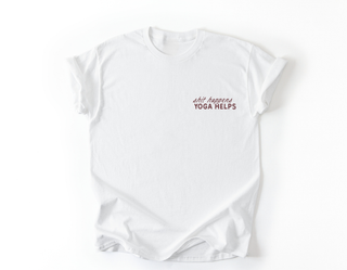 Yoga helps - T-shirt