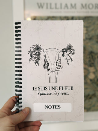 Je suis une fleur - Cahier de notes