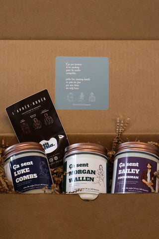 Coffret L'Après-Rodéo - 3 bougies country