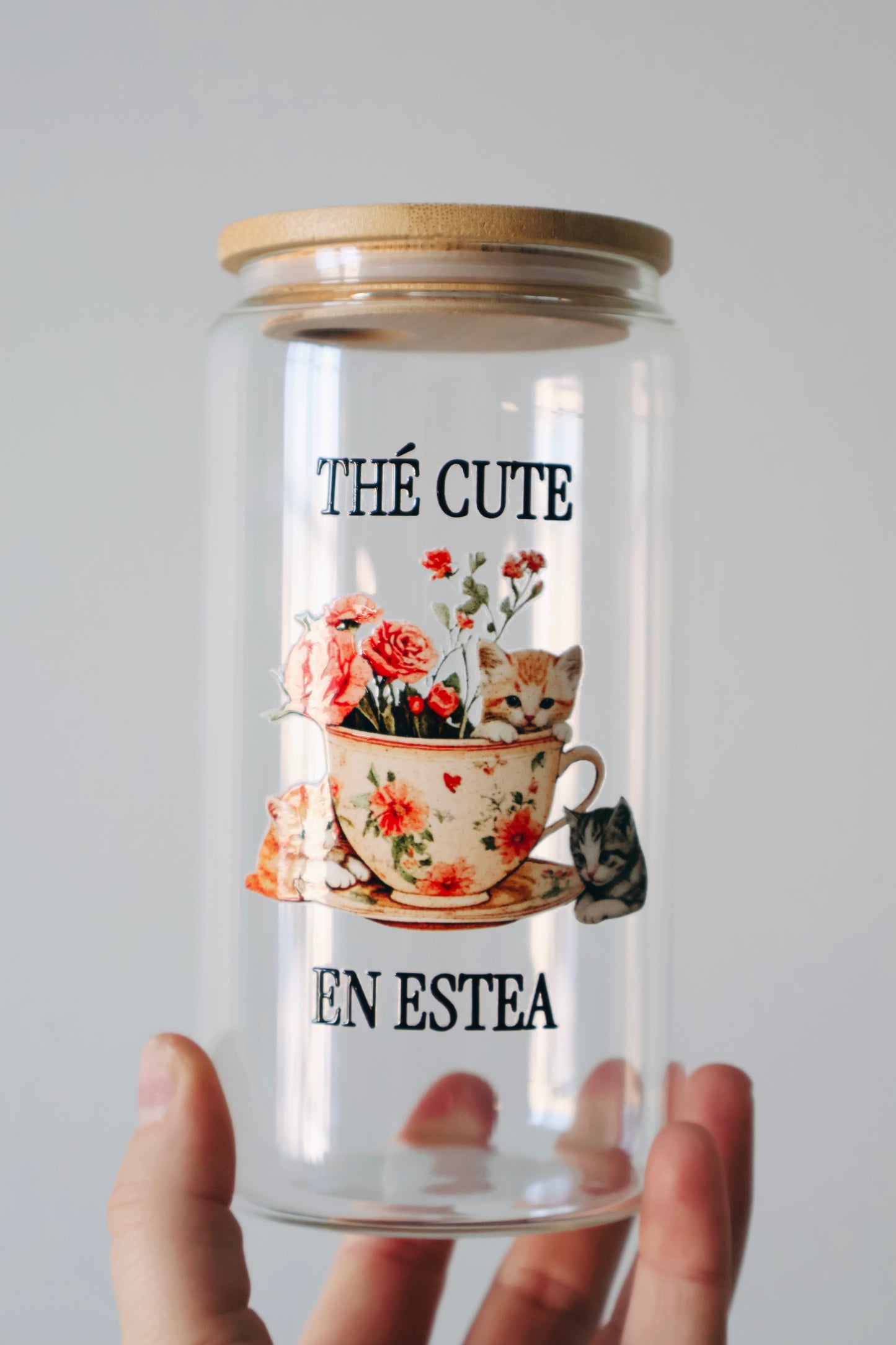 Thé cute en estea - Tasse en verre