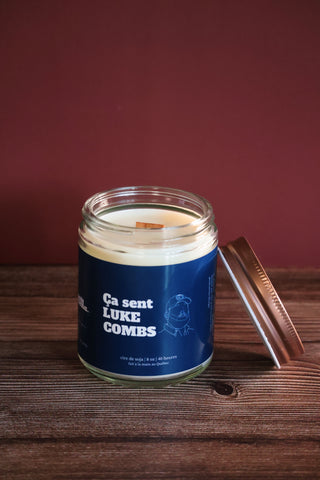 It smells like Luke Combs - Country Candle