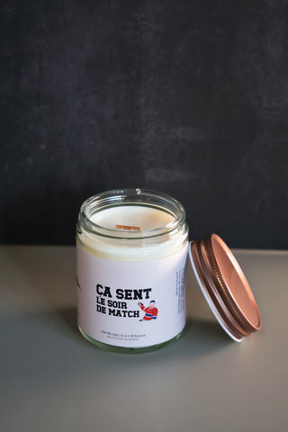 Ça sent le soir de match - Bougie hockey
