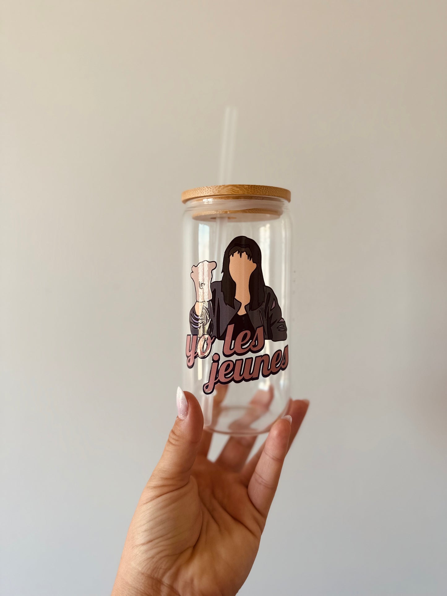Yo les jeunes - Tasse en verre