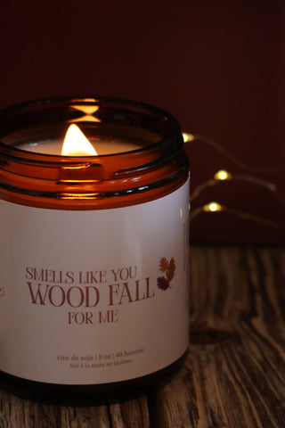 Smells like you WOOD FALL for me - Bougie
