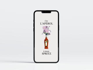 You're the perfect aperitif for my Spritz - Digital illustration