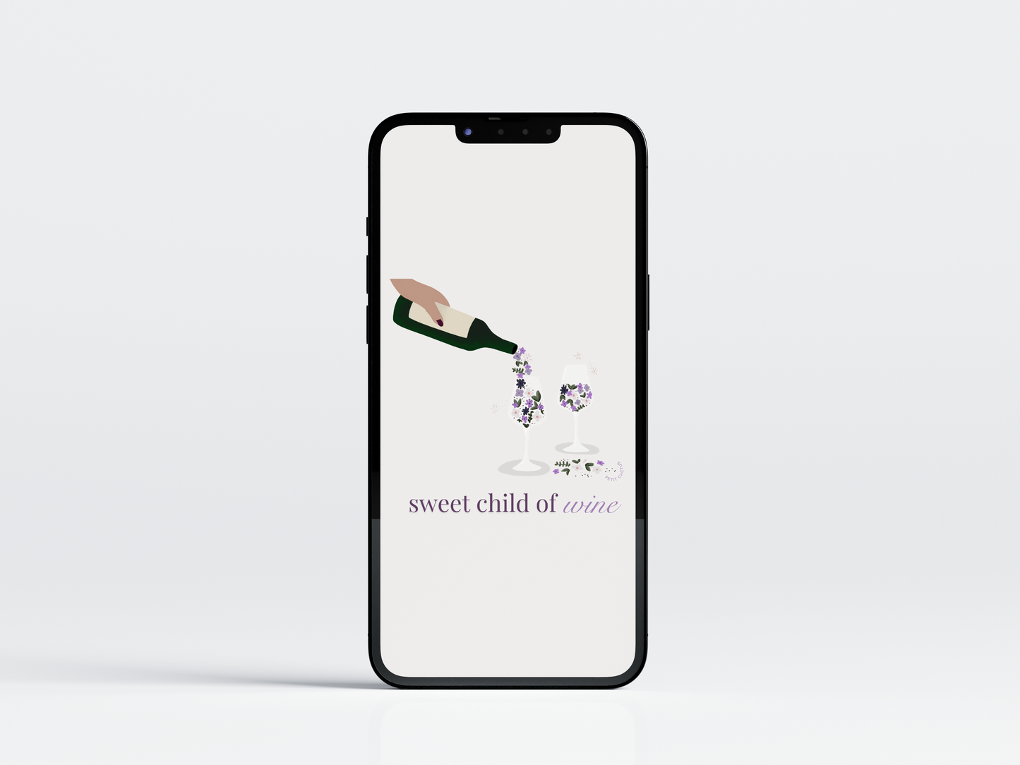 Sweet Child of Wine - Illustration numérique