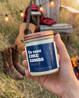 It smells like Luke Combs - Country Candle