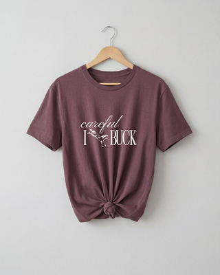 Careful I Buck - Crop top