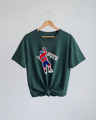 On niaise pas avec le puck - Crop top