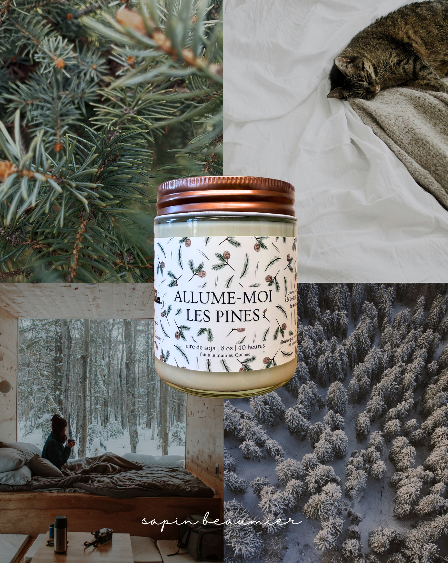 Light my pines - Candle